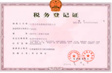 Tax Registration Certificate 2010