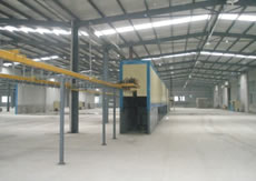 Spraying automatic production line